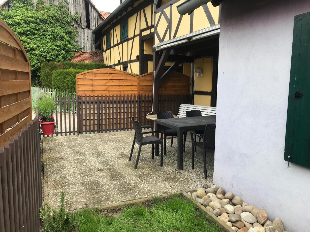 Gite Plain-Pied Avec Jardin Du Centre Alsace Ebersheim Exteriör bild
